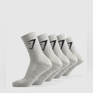 Gymshark Athletic Gray Socks - Set of 5